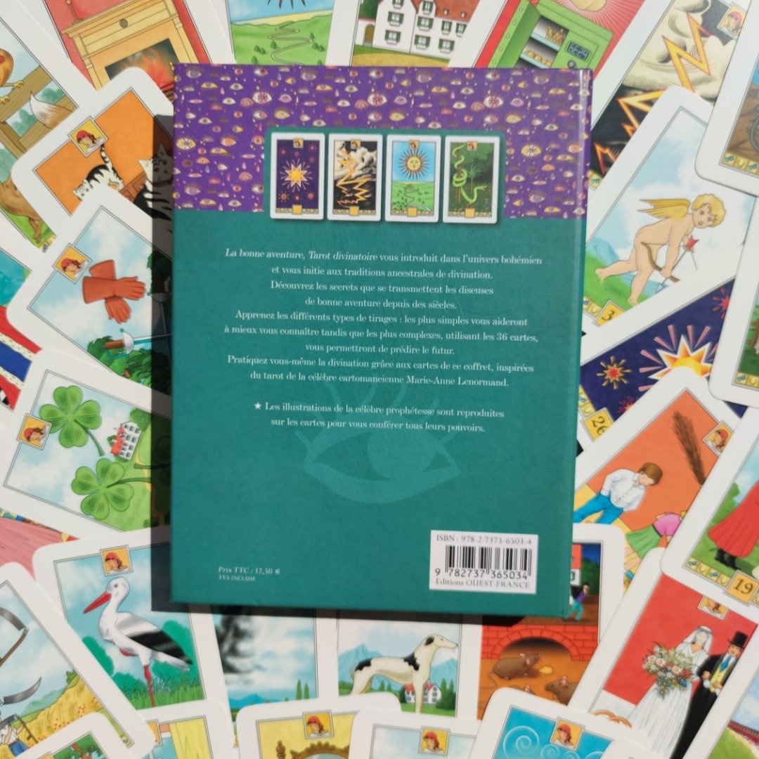 La Bonne Aventure Tarot – Rare French Divination Deck by Lady Lorelei (2014, Complete Set)
