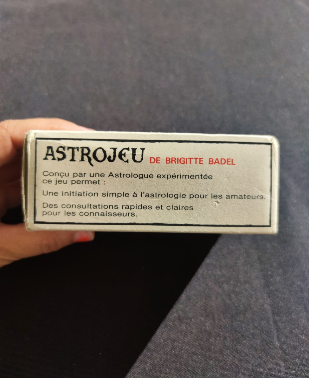 Astrogame by Brigitte Badel – Rare Vintage Astrology Card Deck (1986) – 120 Cards + Guidebook – Grimaud Edition