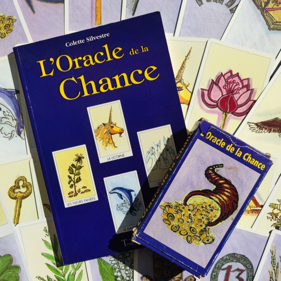 Oracle of Luck – Rare 2003 Divinatory Deck – Vintage French Oracle with Book