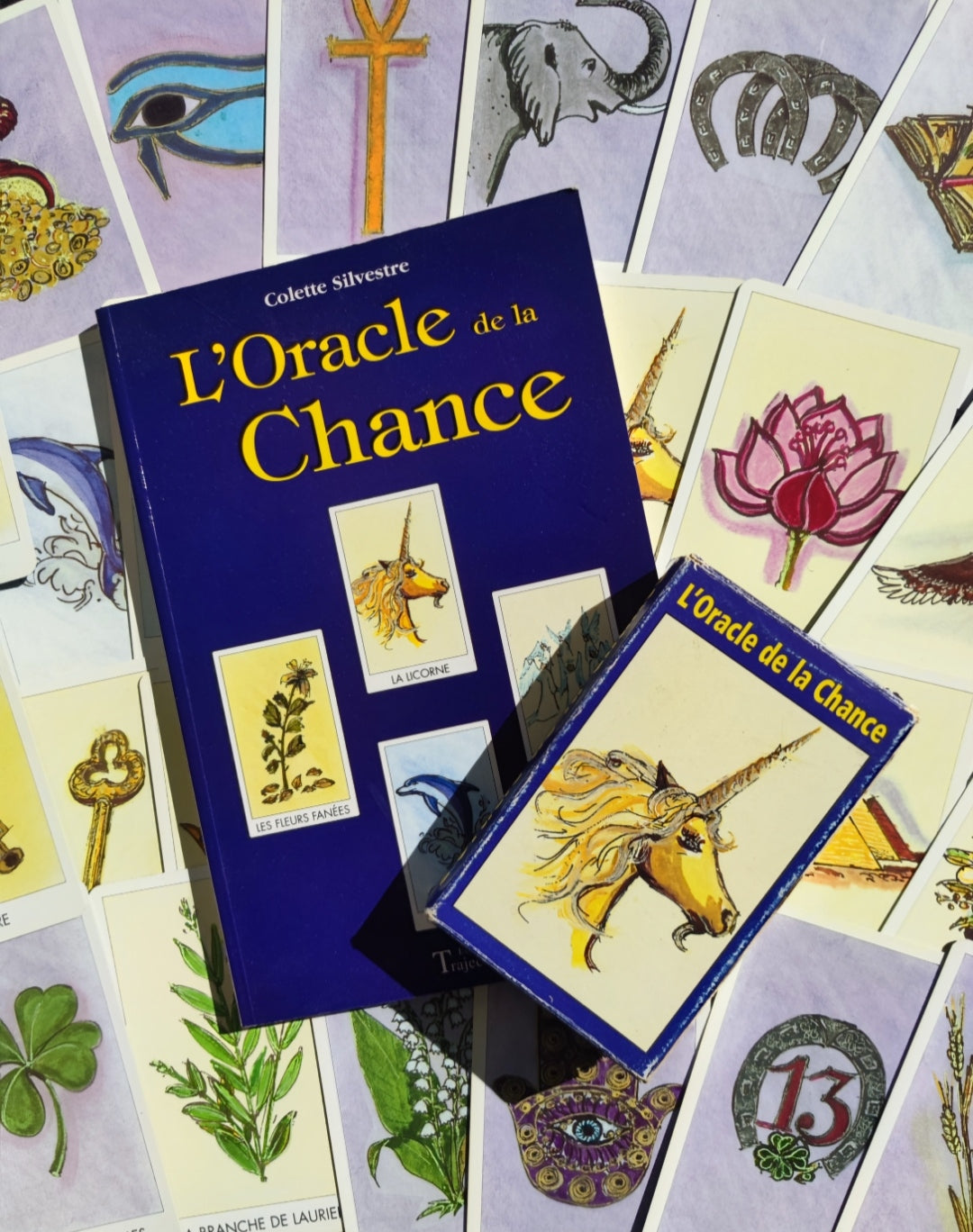 Oracle of Luck – Rare 2003 Divinatory Deck – Vintage French Oracle with Book