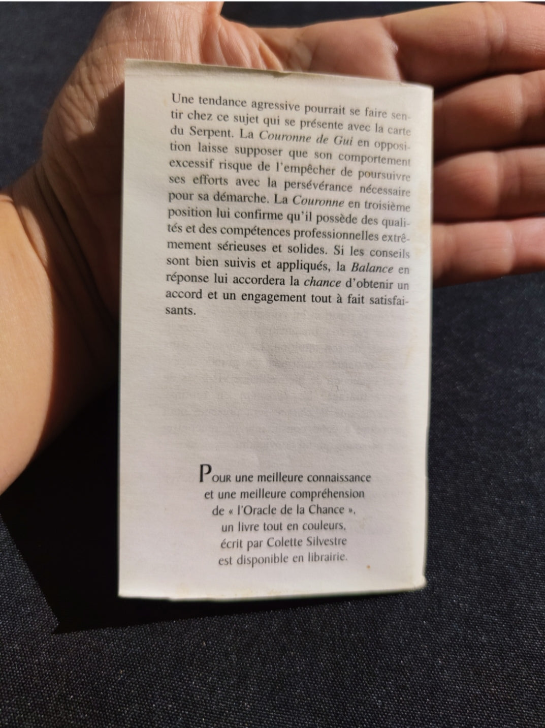 Oracle of Luck – Rare 2003 Divinatory Deck – Vintage French Oracle with Book