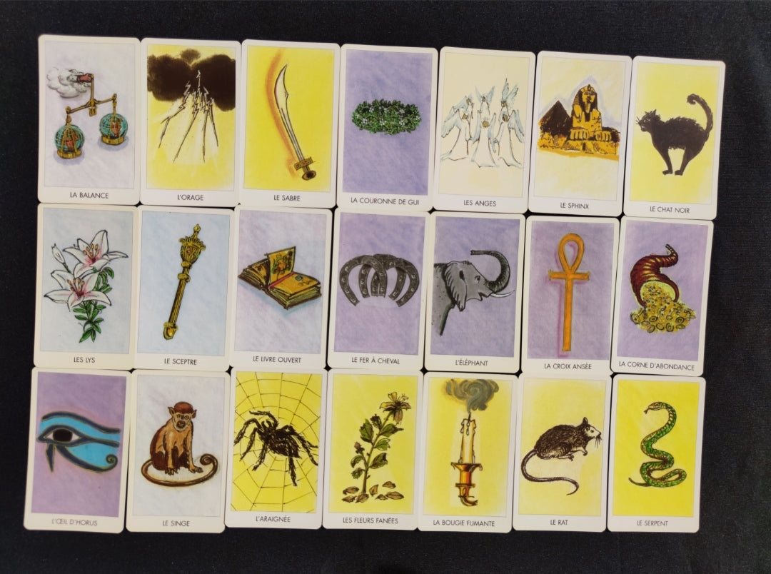 Oracle of Luck – Rare 2003 Divinatory Deck – Vintage French Oracle with Book