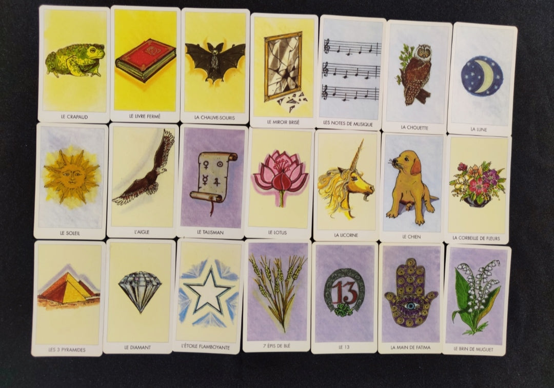 Oracle of Luck – Rare 2003 Divinatory Deck – Vintage French Oracle with Book