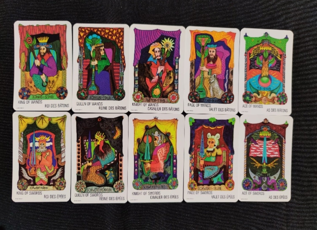 Gypsy Cards Game – First Edition 1982 by Walter Wegmüller | Rare Bohemian Divination Deck