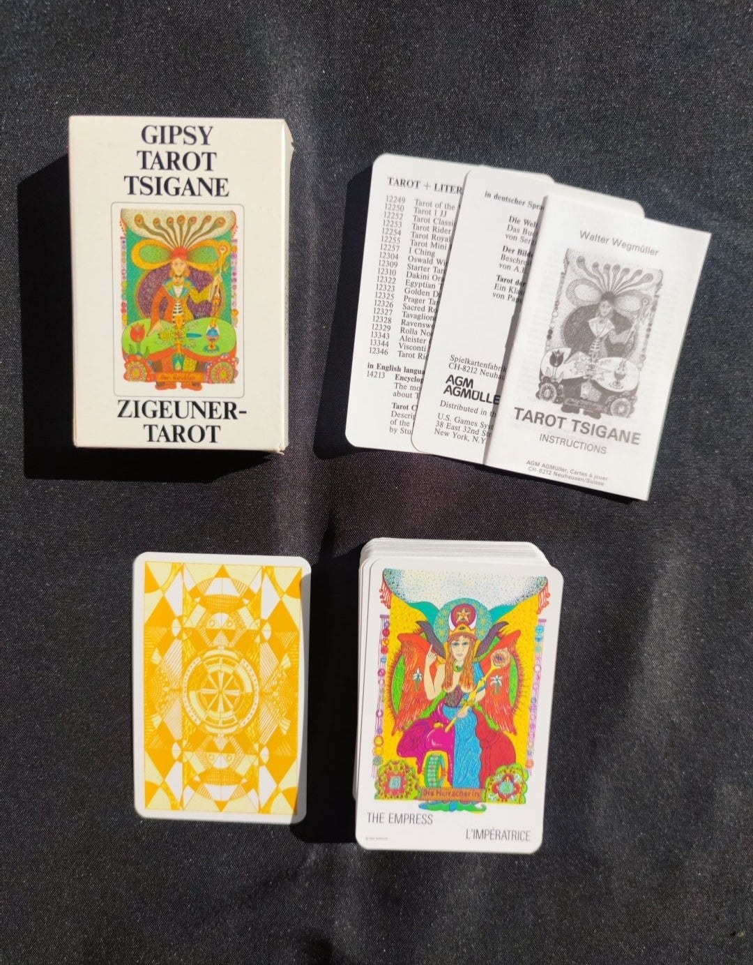 Gypsy Cards Game – First Edition 1982 by Walter Wegmüller | Rare Bohemian Divination Deck