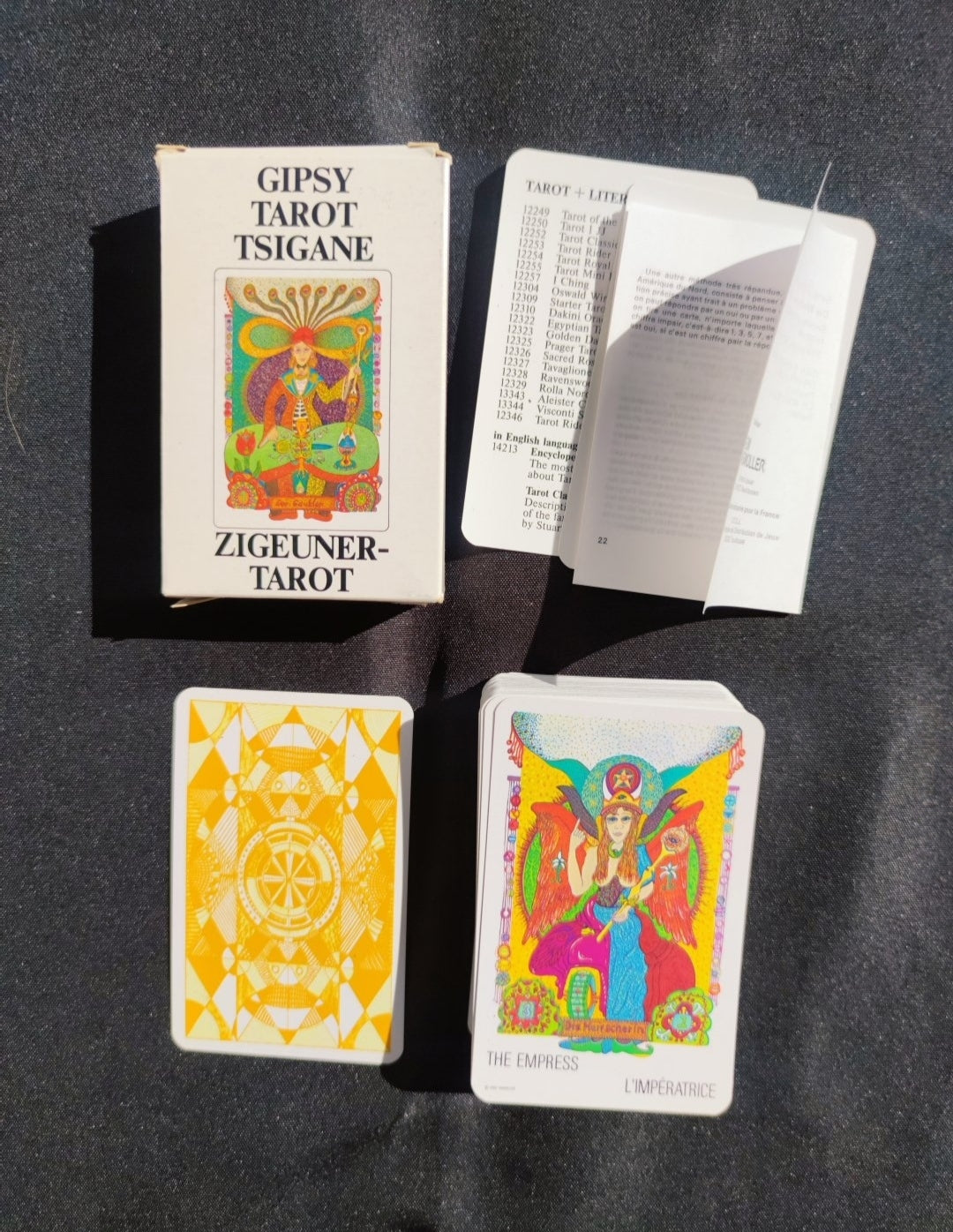 Gypsy Cards Game – First Edition 1982 by Walter Wegmüller | Rare Bohemian Divination Deck