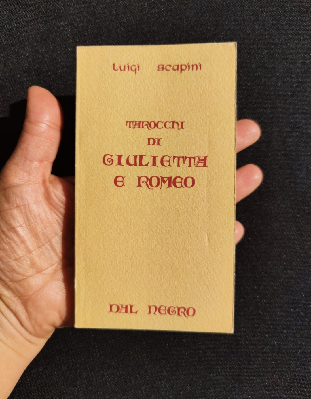 Shakespeare Tarot Deck by Luigi Scapini – Rare 1990 Limited Edition – 78 Cards + Guidebook