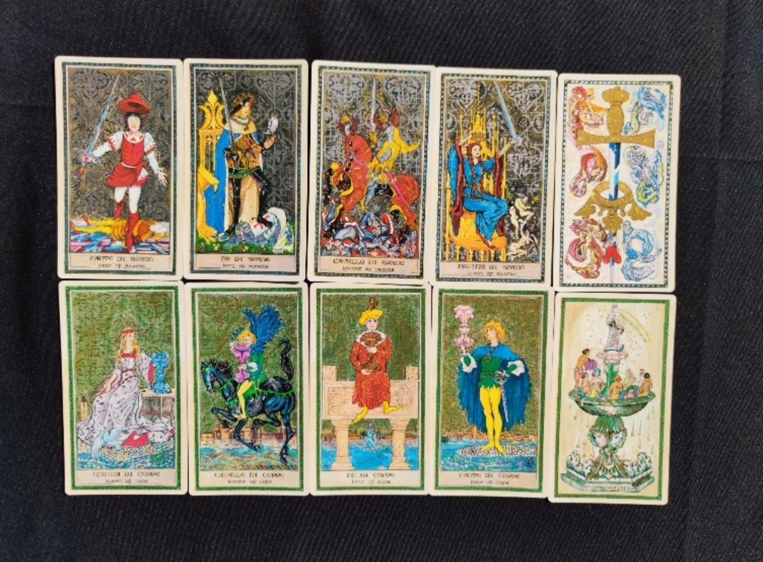 Shakespeare Tarot Deck by Luigi Scapini – Rare 1990 Limited Edition – 78 Cards + Guidebook
