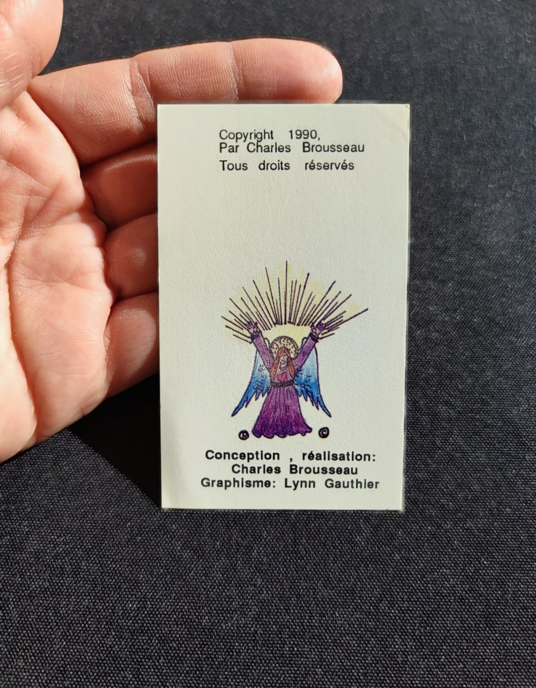 Angels of Peace Spiritual Card Deck (1990) – Rare 51-Card French Edition for Meditation & Inner Harmony