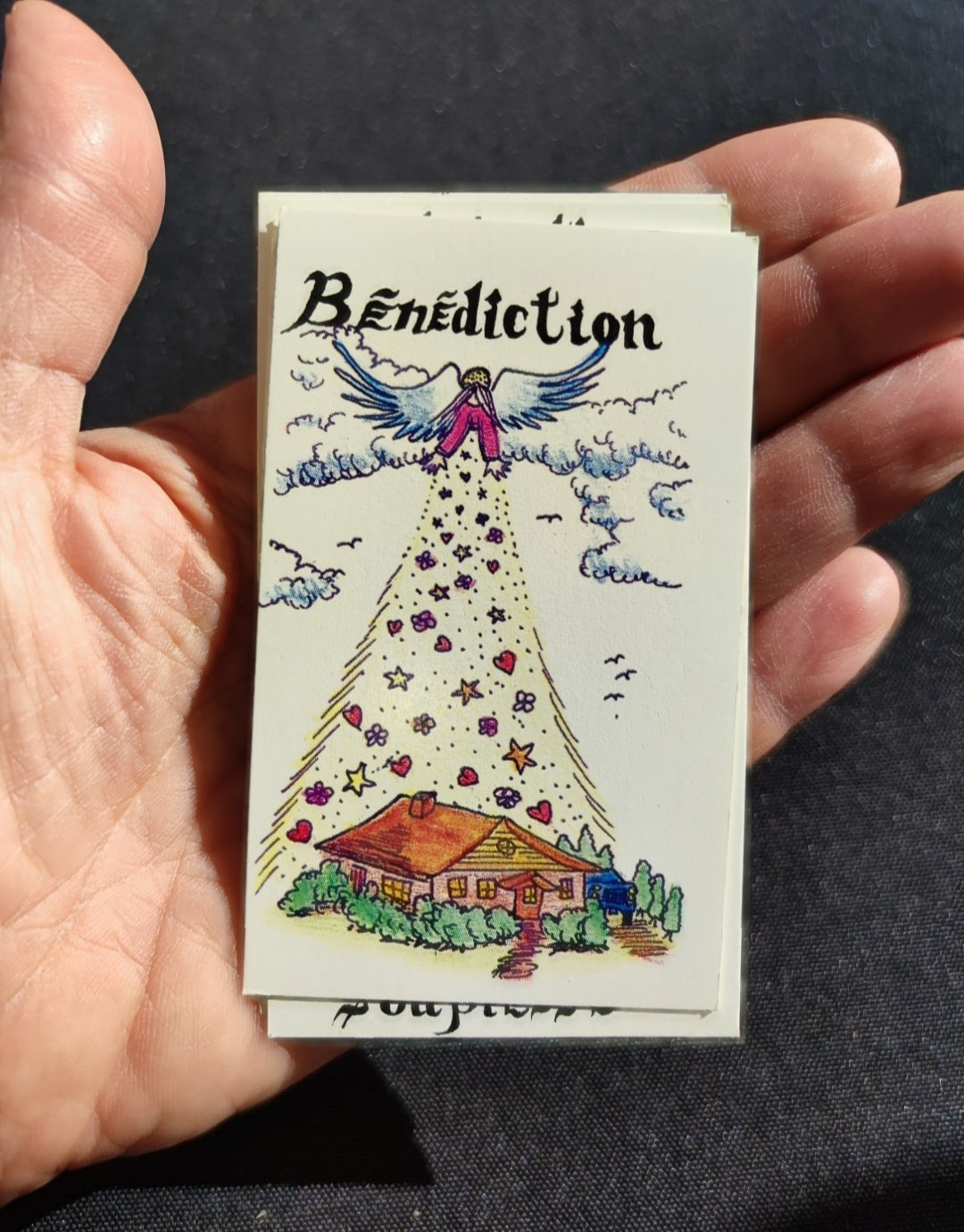 Angels of Peace Spiritual Card Deck (1990) – Rare 51-Card French Edition for Meditation & Inner Harmony