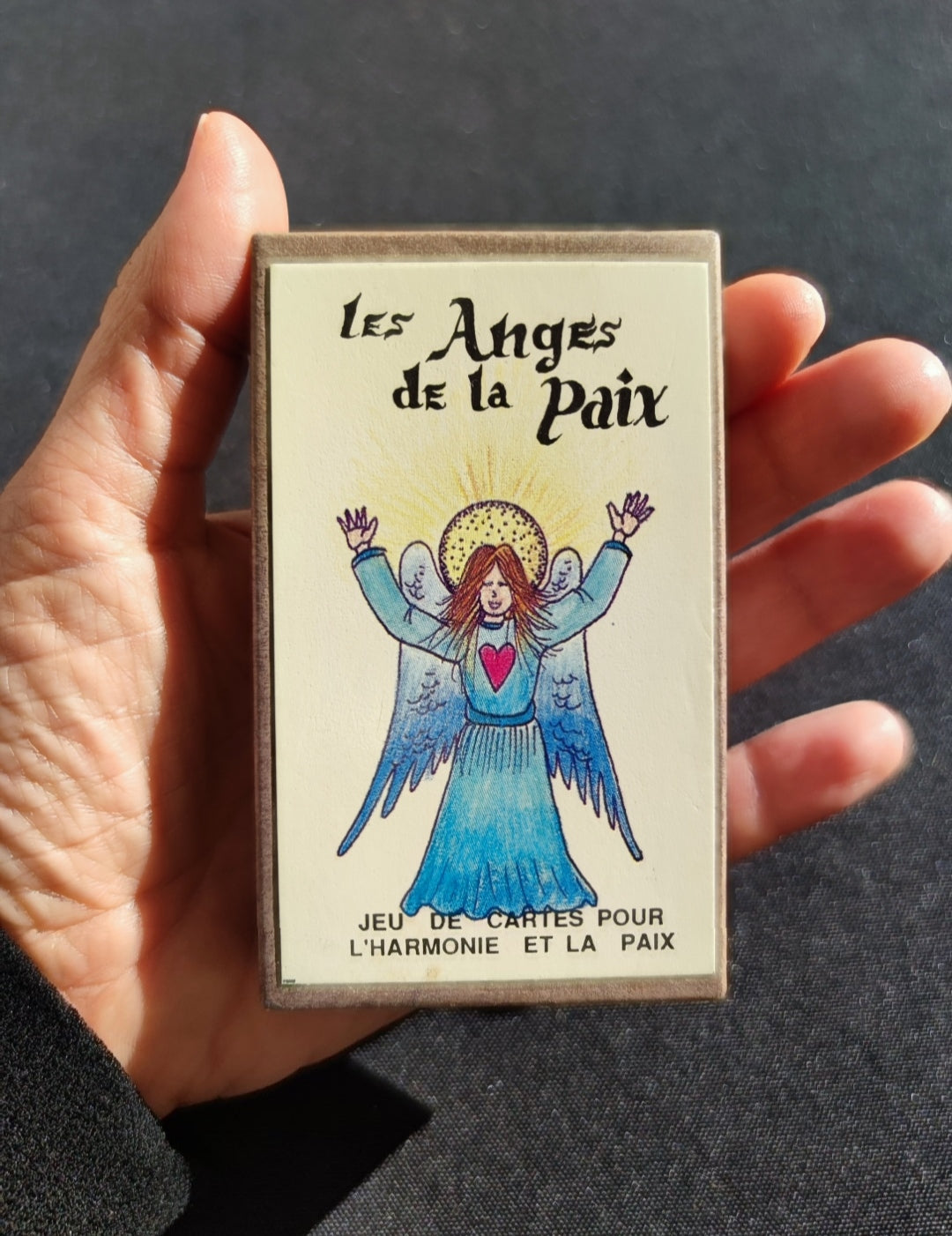 Angels of Peace Spiritual Card Deck (1990) – Rare 51-Card French Edition for Meditation & Inner Harmony