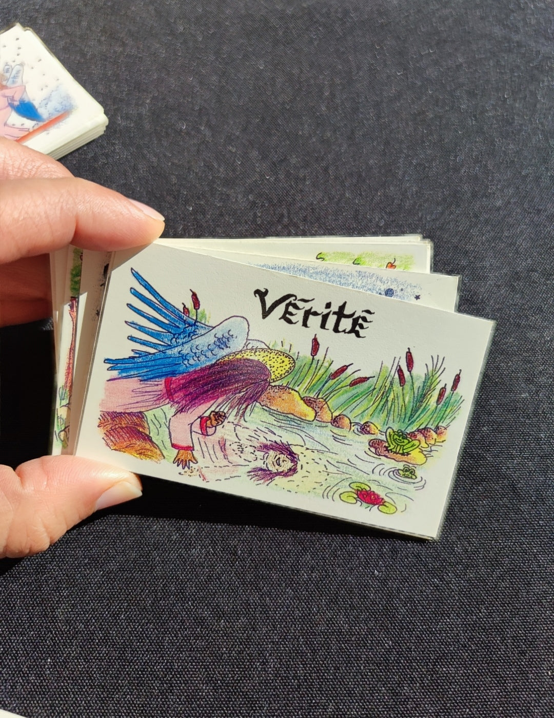 Angels of Peace Spiritual Card Deck (1990) – Rare 51-Card French Edition for Meditation & Inner Harmony