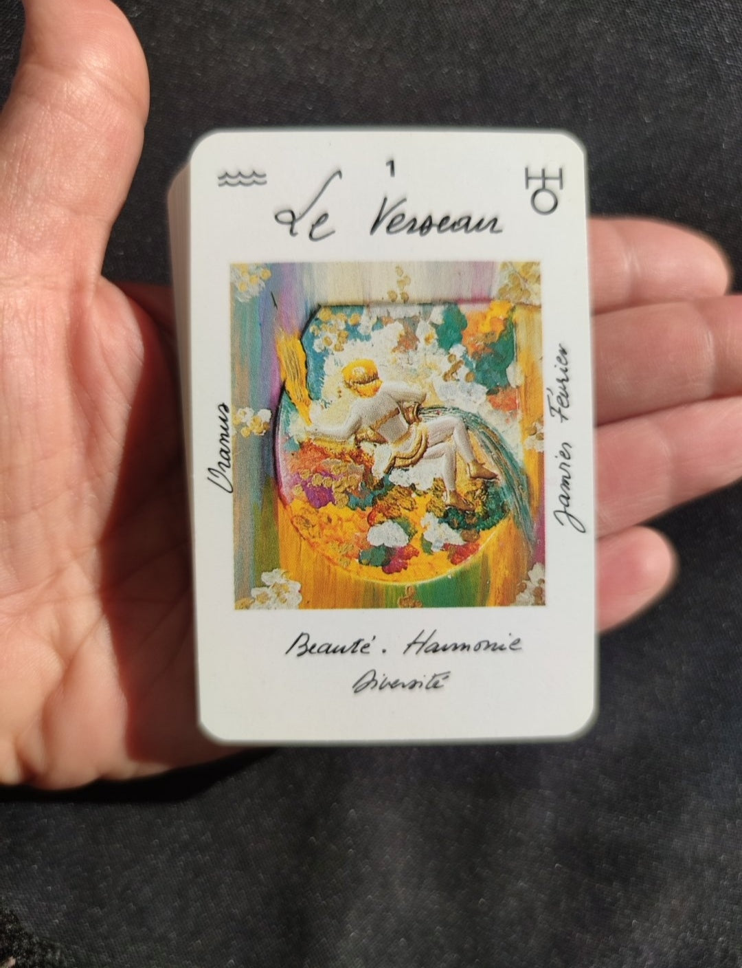 Rare 1986 Astrological Oracle by Uma Mukanda – 32-Card Divination Deck with Guidebook