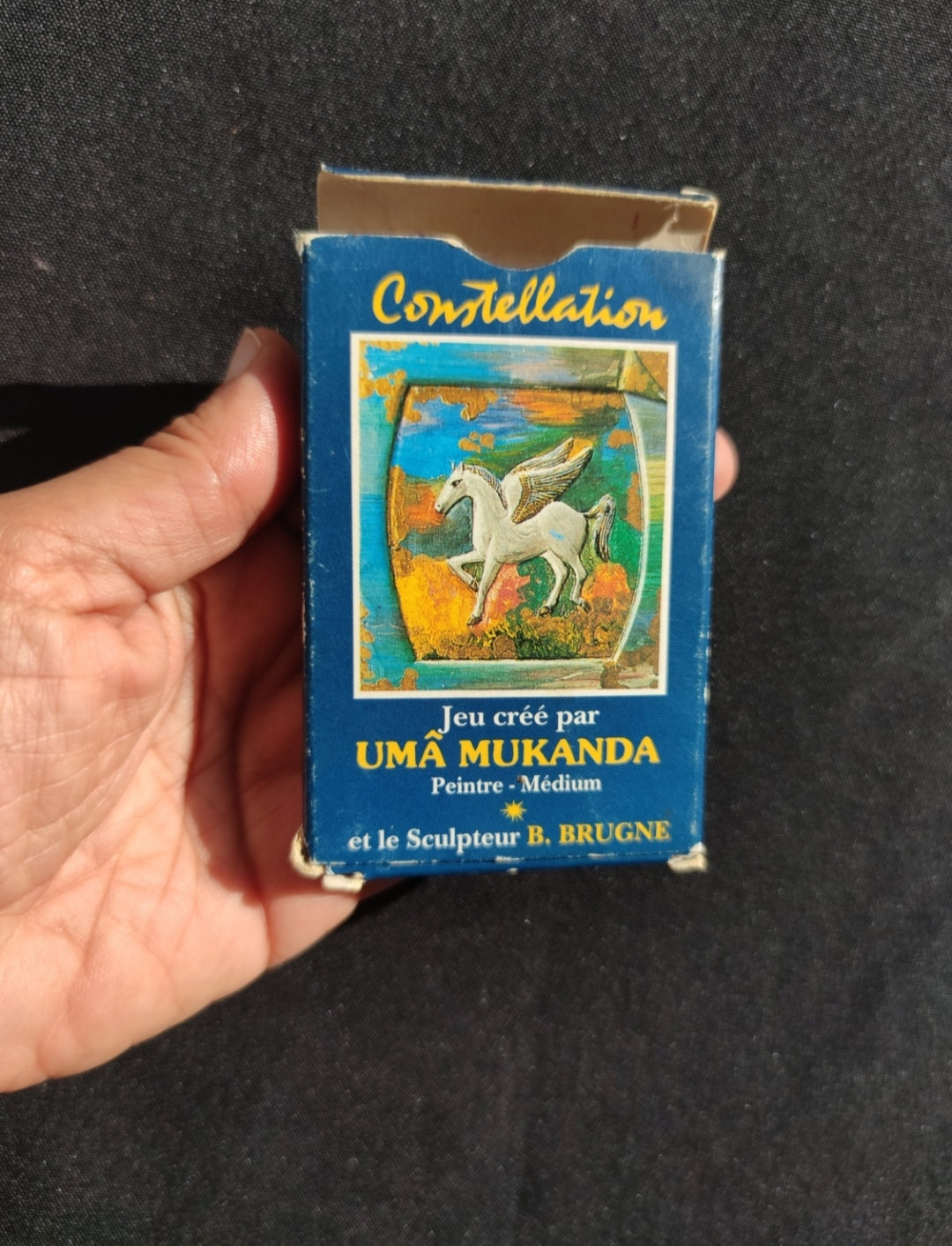Rare 1986 Astrological Oracle by Uma Mukanda – 32-Card Divination Deck with Guidebook