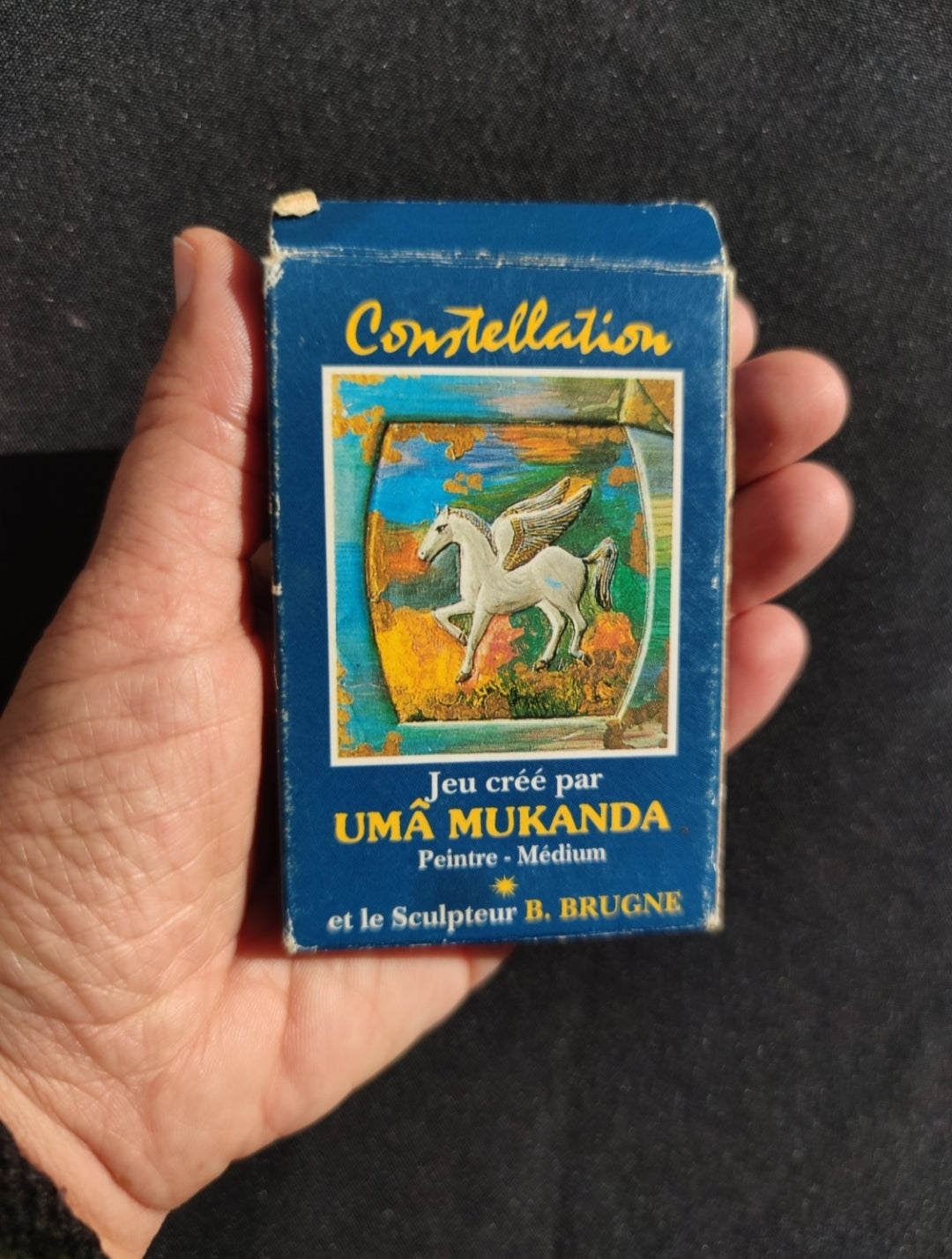 Rare 1986 Astrological Oracle by Uma Mukanda – 32-Card Divination Deck with Guidebook