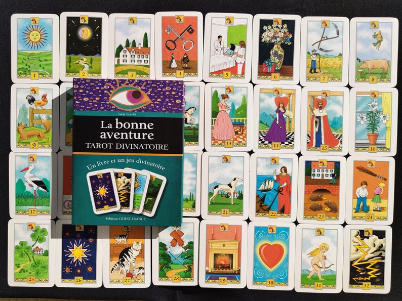 La Bonne Aventure Tarot – Rare French Divination Deck by Lady Lorelei (2014, Complete Set)