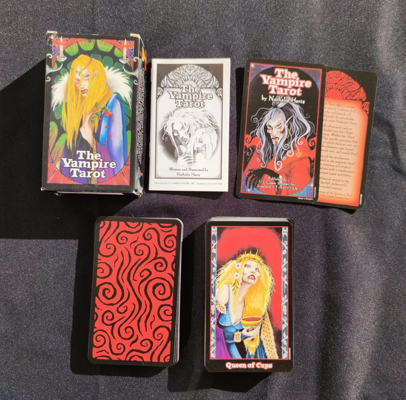 The Vampire Tarot – Rare 2001 Gothic Divination Deck by US Games Systems