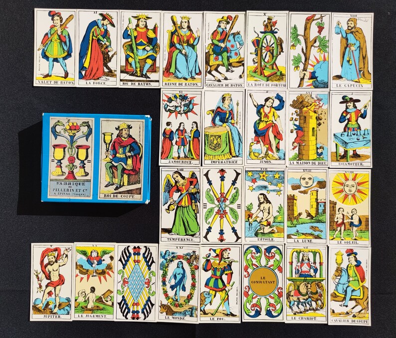 Tarot d'Épinal – Rare 1976 Reissue of Historic 1830 French Tarot Deck | Collector’s Edition