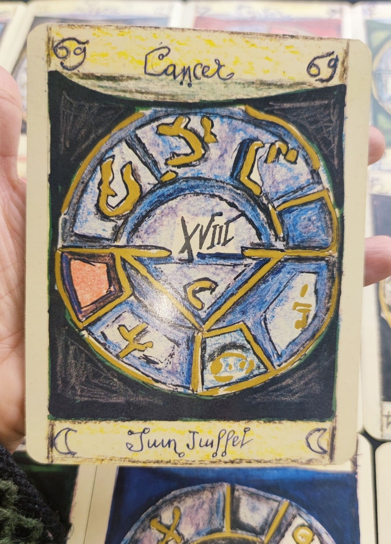 Game of Destiny – Talisman Cards by Catherine Jan | Rare Vintage Astrological Oracle Deck with Zodiac & Planetary Symbols