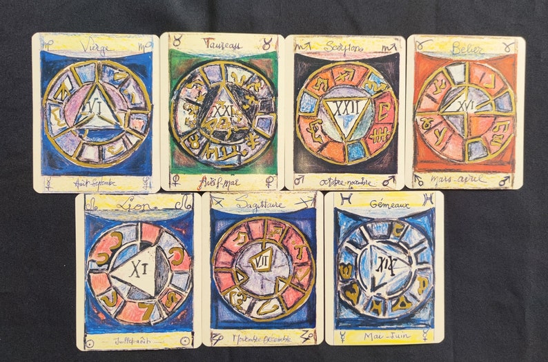 Game of Destiny – Talisman Cards by Catherine Jan | Rare Vintage Astrological Oracle Deck with Zodiac & Planetary Symbols