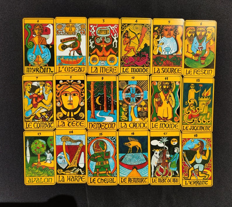 Alan Borvo Grand Celtic Oracle – Rare 1981 Divination Deck with Booklet