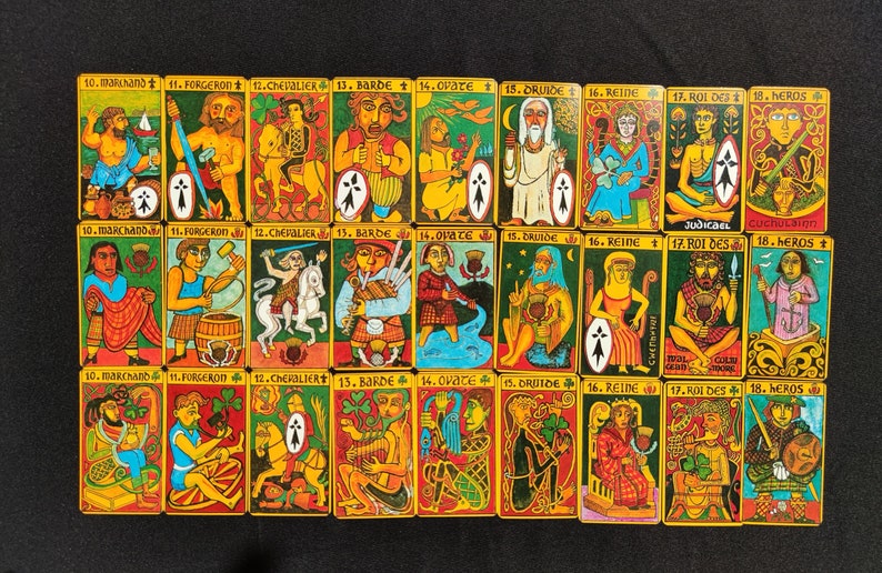 Alan Borvo Grand Celtic Oracle – Rare 1981 Divination Deck with Booklet