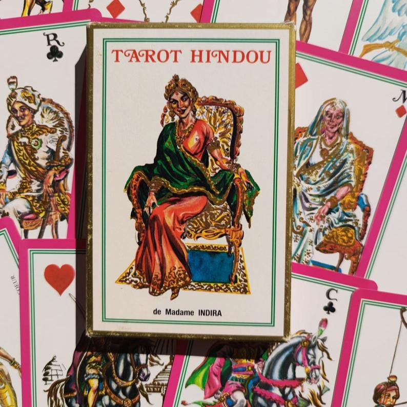 Madam Indira's Hindu Tarot – Rare 1993 Divinatory Deck Inspired by Mahabharata