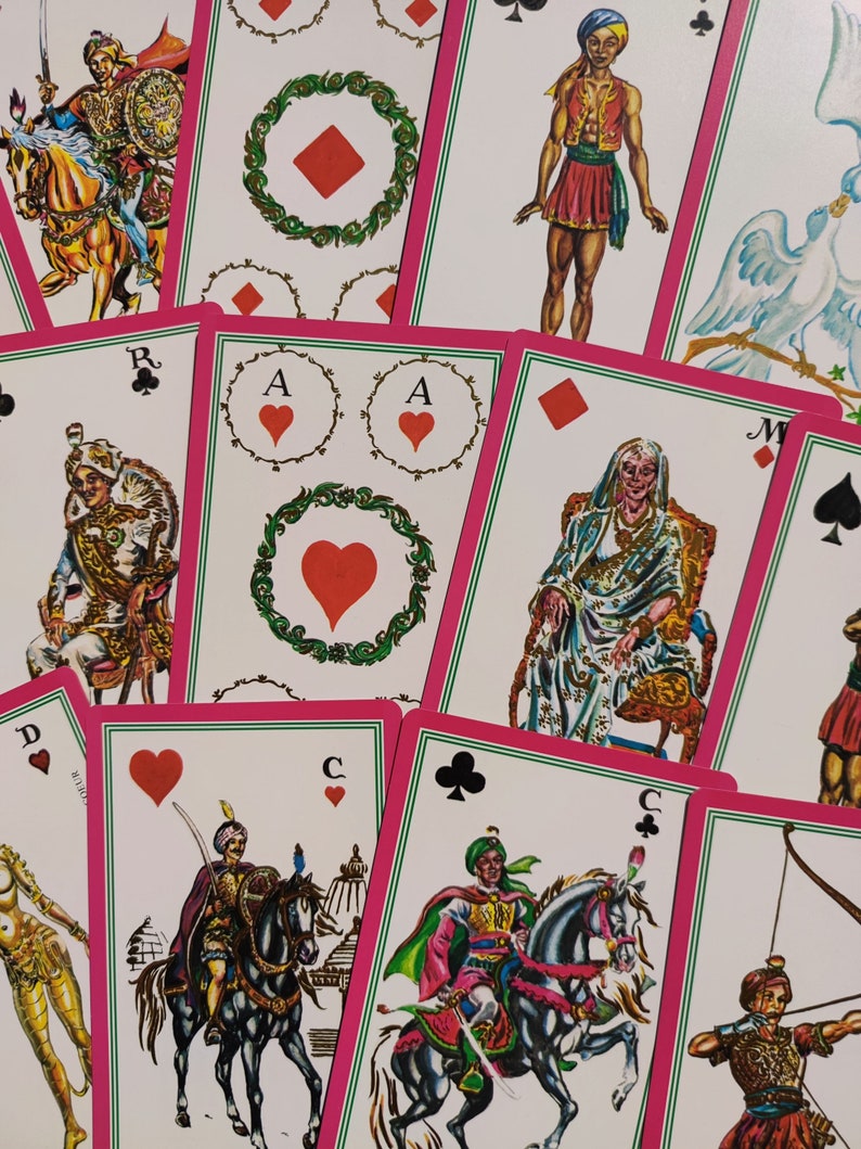 Madam Indira's Hindu Tarot – Rare 1993 Divinatory Deck Inspired by Mahabharata