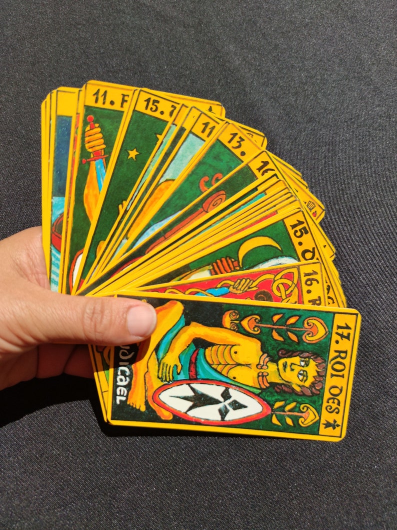 Alan Borvo Grand Celtic Oracle – Rare 1981 Divination Deck with Booklet