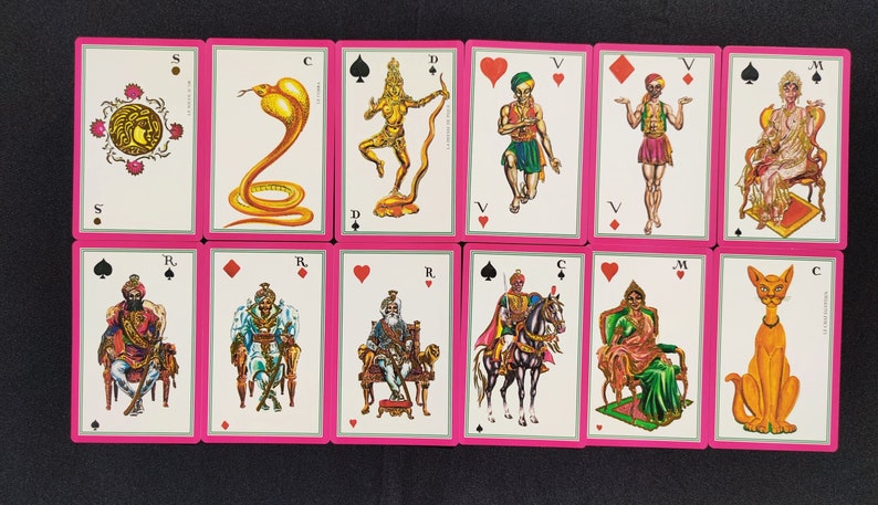 Madam Indira's Hindu Tarot – Rare 1993 Divinatory Deck Inspired by Mahabharata
