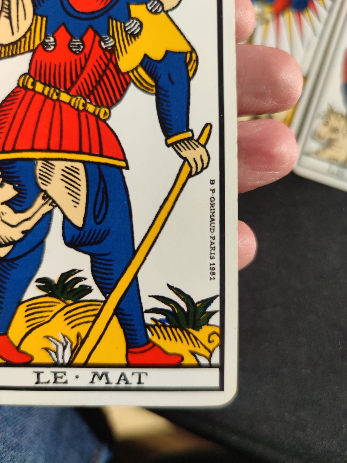 Tarot of Marseille Tchalaï 1981-Grimaud-gift-divination-cartomancy-clairvoyance-fortune telling- tarot deck-esotericism-prediction
