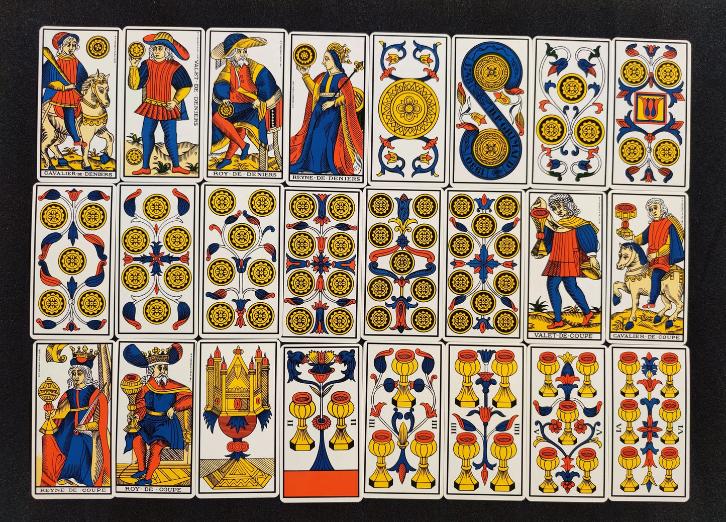 Tarot of Marseille Tchalaï 1981-Grimaud-gift-divination-cartomancy-clairvoyance-fortune telling- tarot deck-esotericism-prediction