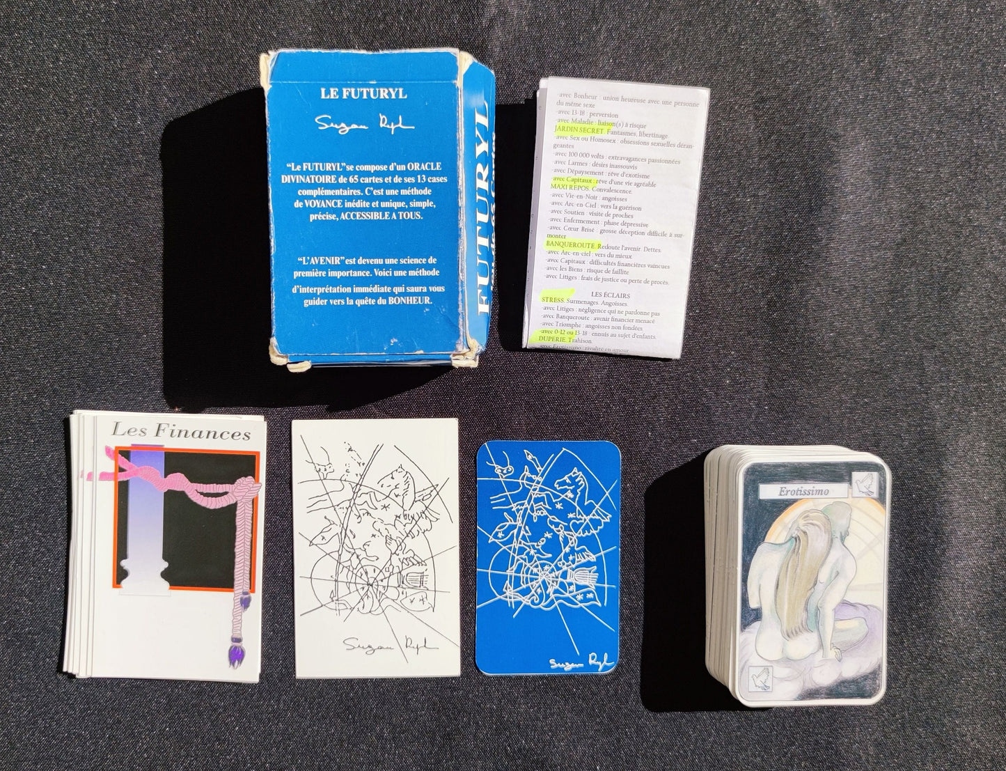 Oracle Ryl 1999-Gift-Divination -Cartomancy -Clairvoyance-Fortune telling -Tarot deck-Esotericism -Prediction