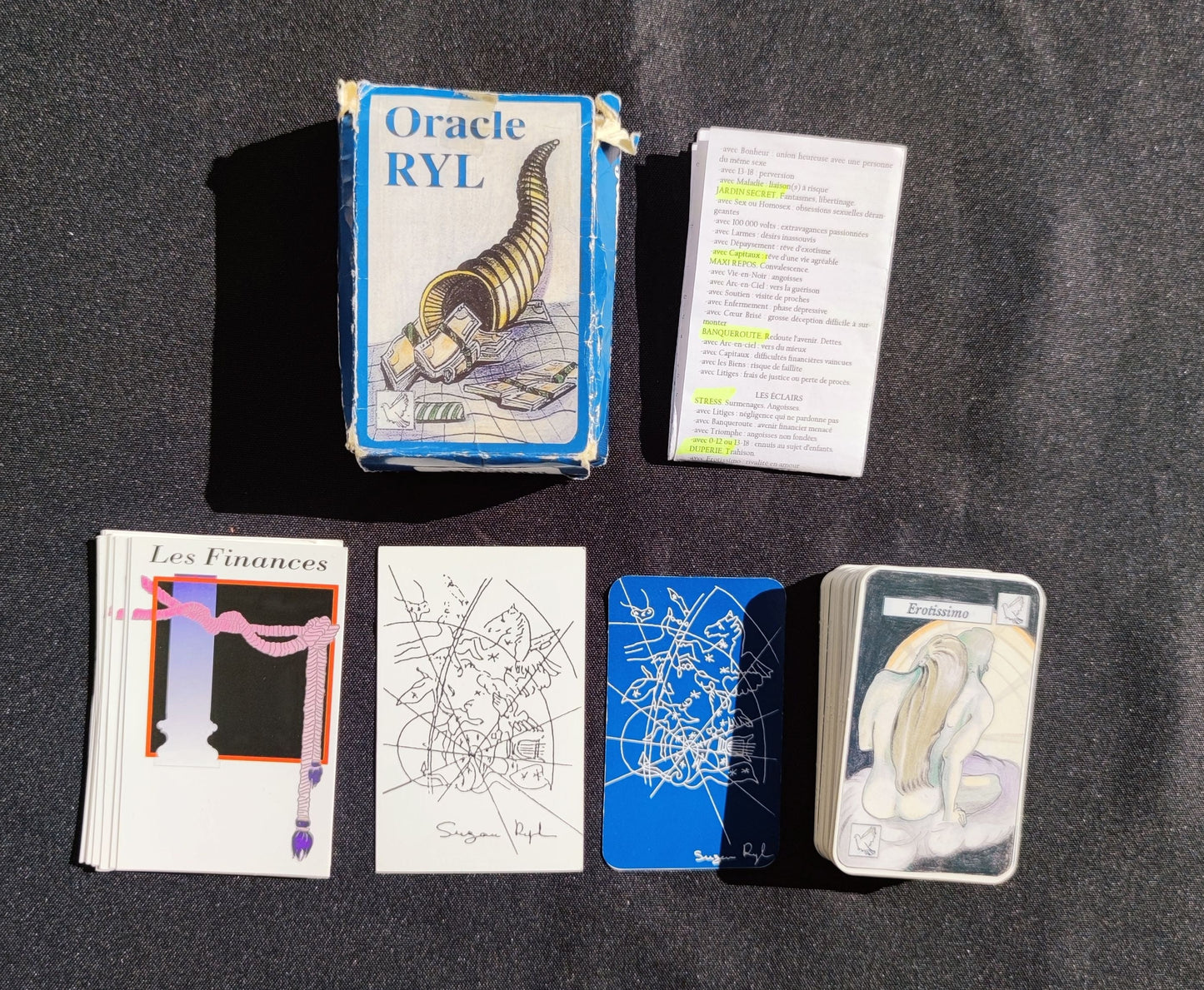 Oracle Ryl 1999-Gift-Divination -Cartomancy -Clairvoyance-Fortune telling -Tarot deck-Esotericism -Prediction