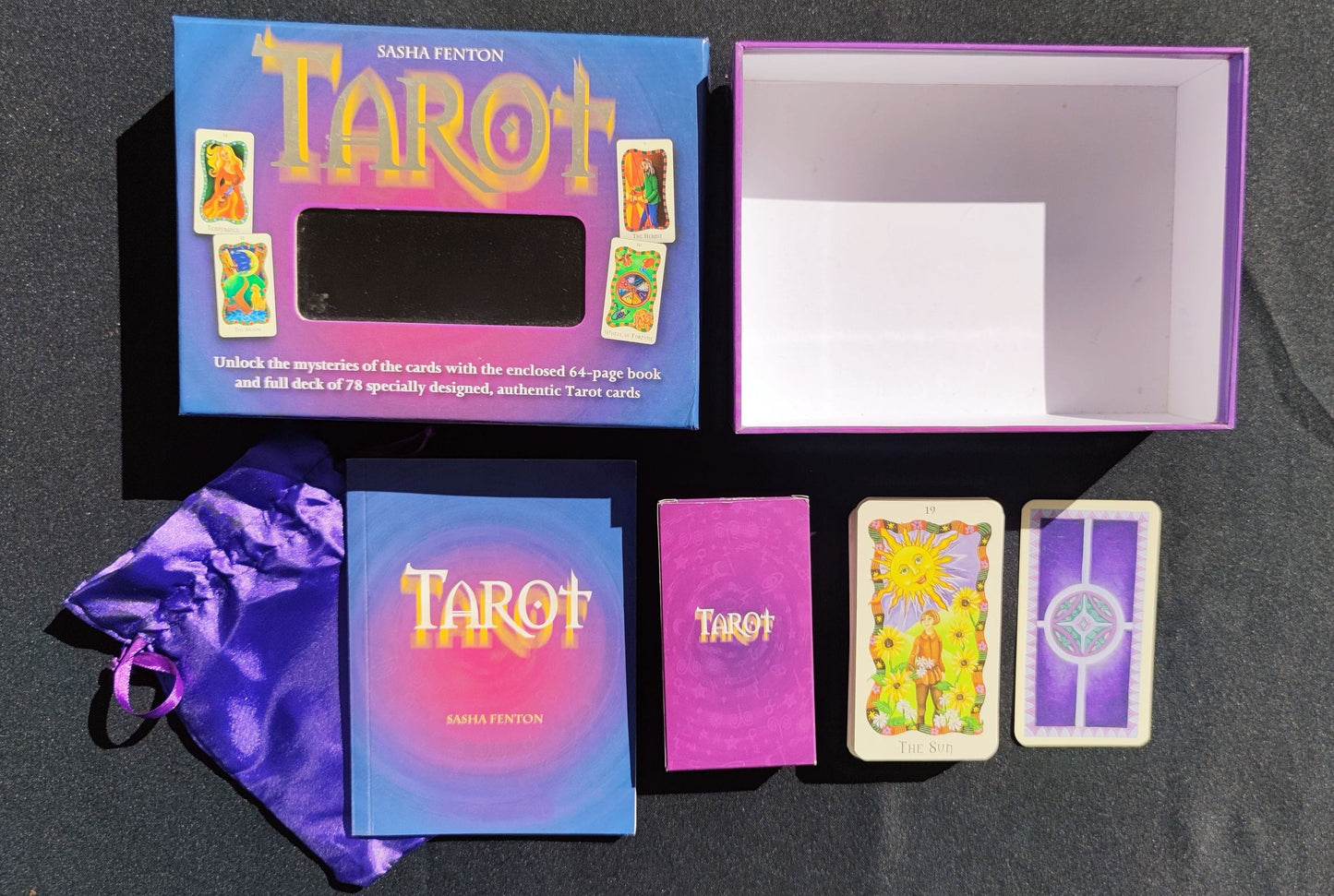 Sasha Fenton Tarot 2014-Gift -Divination -Cartomancy -Clairvoyance -Fortune telling -Tarot deck -Esotericism