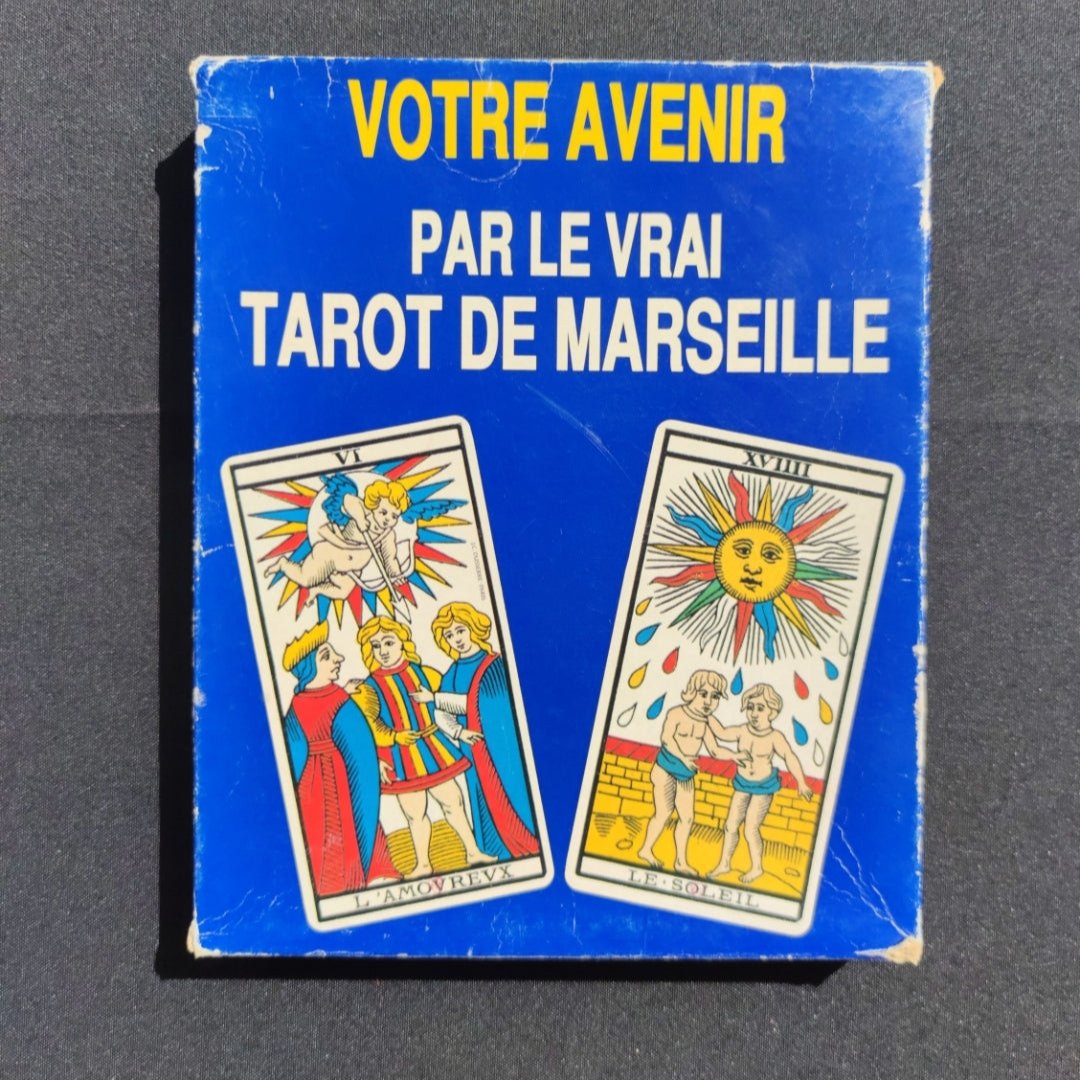 Tarot de Marseille Paul Marteau 1990 – Jeu Complet 78 Cartes Scellées + Livret | Édition Rare et Authentique pour Cartomancie Classique