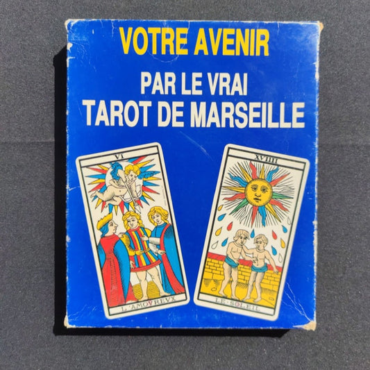 Tarot de Marseille Paul Marteau 1990 – Jeu Complet 78 Cartes Scellées + Livret | Édition Rare et Authentique pour Cartomancie Classique