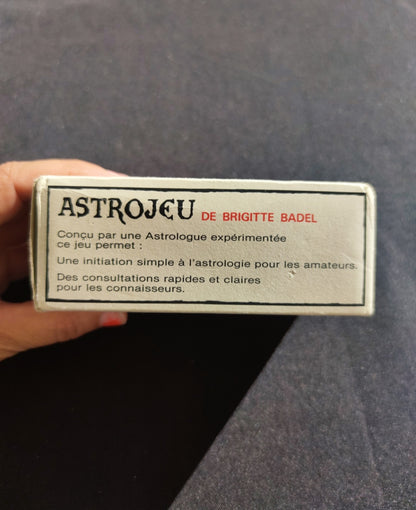 Astrogame by Brigitte Badel – Rare Vintage Astrology Card Deck (1986) – 120 Cards + Guidebook – Grimaud Edition