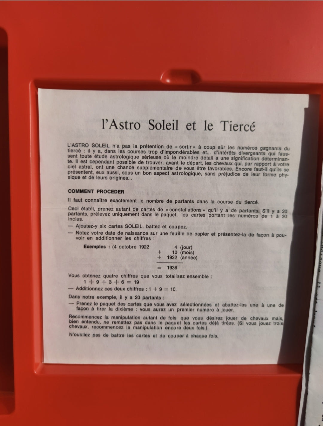 Astro Soleil – 1971 Astrological Divination Game by Madame Soleil | Rare Vintage Collector’s Edition