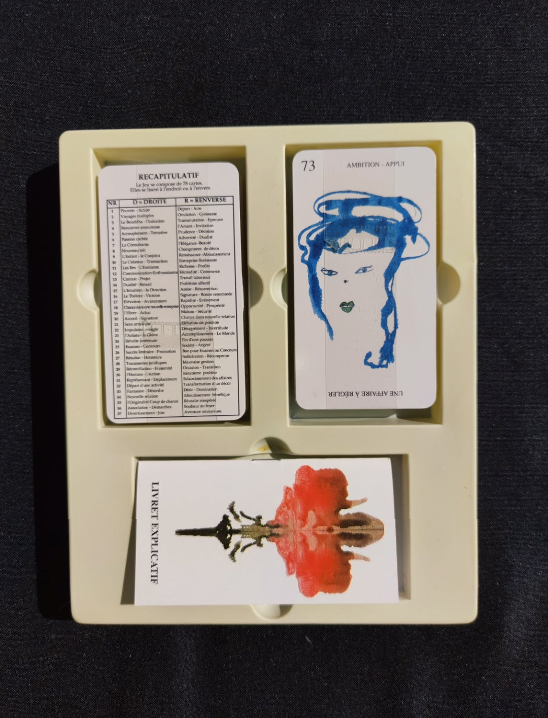 ABC of Encromancy Tarot by Uma Mukanda (1994) – Rare 78-Card French Divination Deck with Booklet