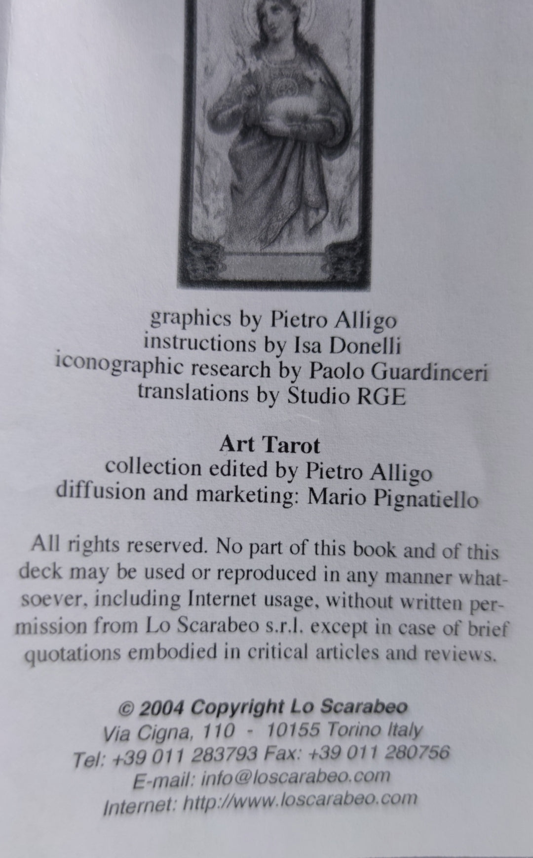 The Voice of the Saints Tarot – Rare 78-Card Christian Spiritual Deck by Lo Scarabeo (2004)