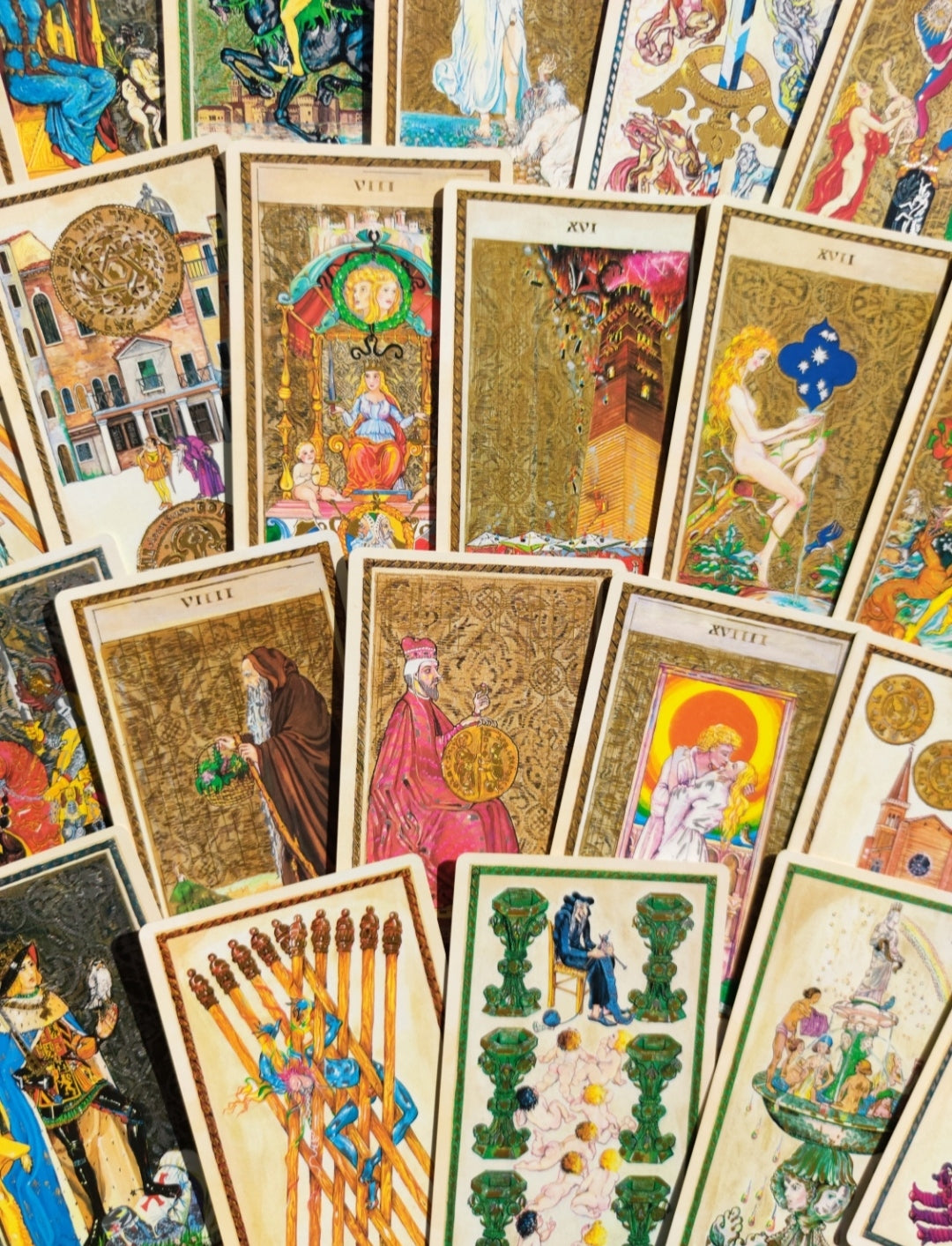 Shakespeare Tarot Deck by Luigi Scapini – Rare 1990 Limited Edition – 78 Cards + Guidebook