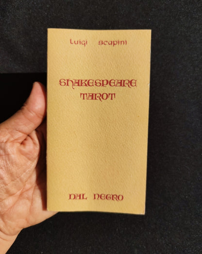 Shakespeare Tarot Deck by Luigi Scapini – Rare 1990 Limited Edition – 78 Cards + Guidebook