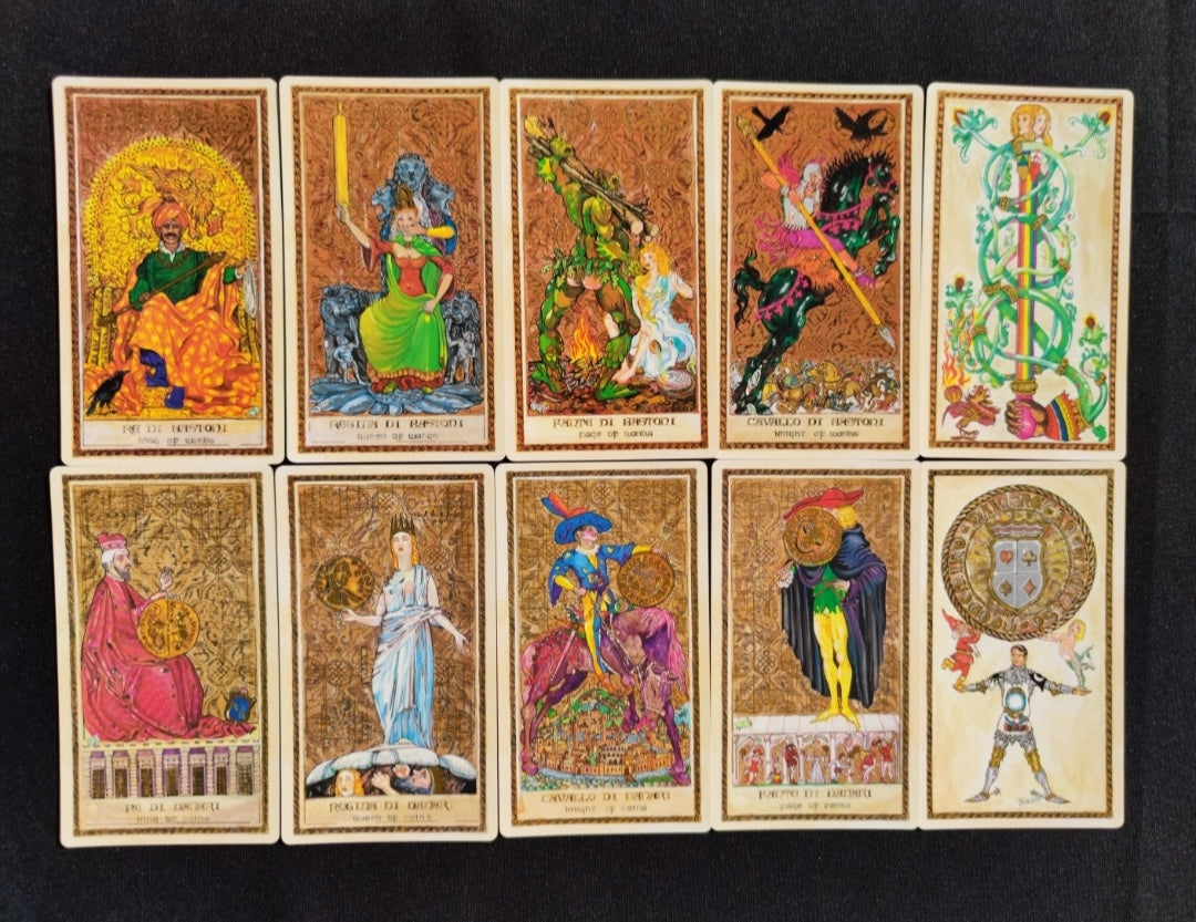 Shakespeare Tarot Deck by Luigi Scapini – Rare 1990 Limited Edition – 78 Cards + Guidebook