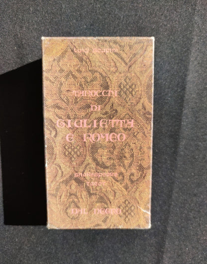 Shakespeare Tarot Deck by Luigi Scapini – Rare 1990 Limited Edition – 78 Cards + Guidebook