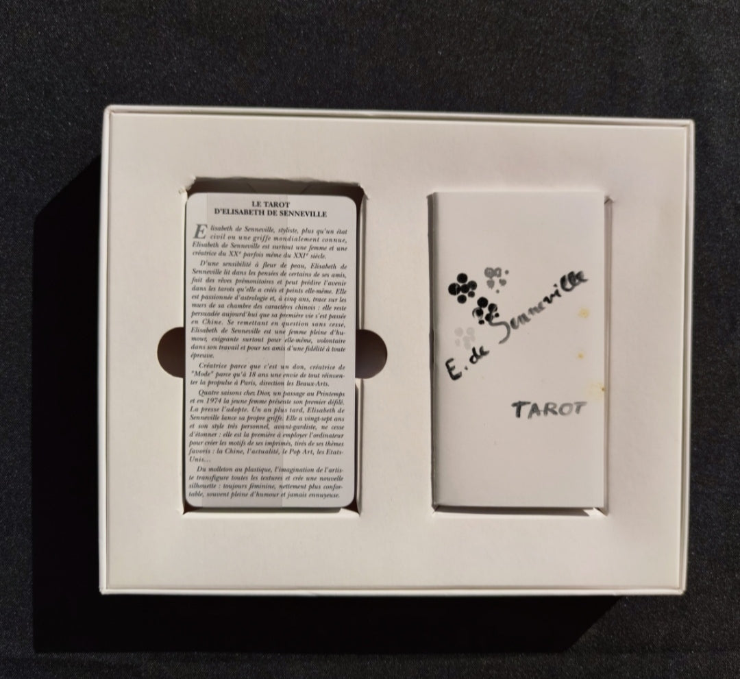 Elisabeth de Senneville Tarot Deck – Rare 44-Card Sealed Set – Artistic Divination Tool – Dusserre Edition