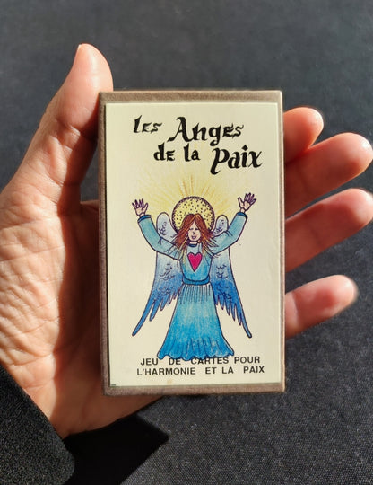 Angels of Peace Spiritual Card Deck (1990) – Rare 51-Card French Edition for Meditation & Inner Harmony
