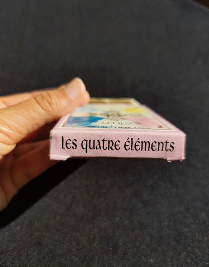 Game of the 4 Elements Oracle (1993) – Rare Esoteric 35-Card Deck in French for Meditation & Divination