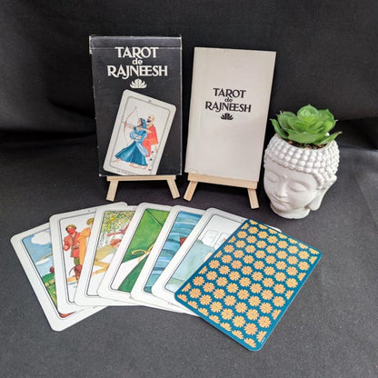 Rare 1996 Rajneesh Tarot Deck – 60 Illustrated Cards + Guidebook, Spiritual Divination