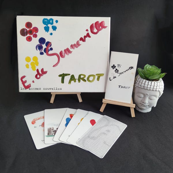 Elisabeth de Senneville Tarot Deck – Rare 44-Card Sealed Set – Artistic Divination Tool – Dusserre Edition